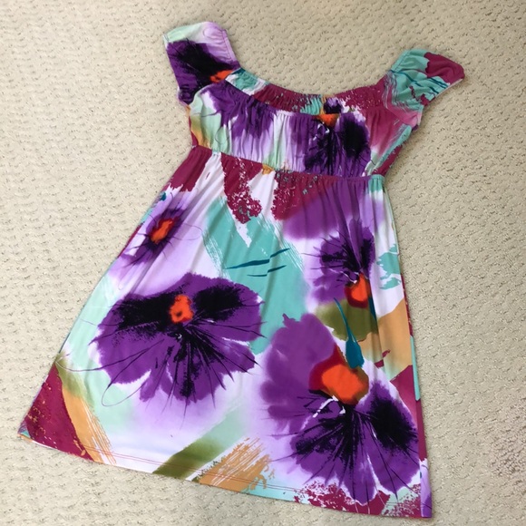 👗 Bright Multi-Color Dress From Nordstroms. - Picture 6 of 9